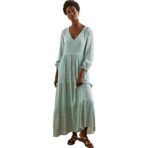Boden Mint Green Floral Maxi Dress